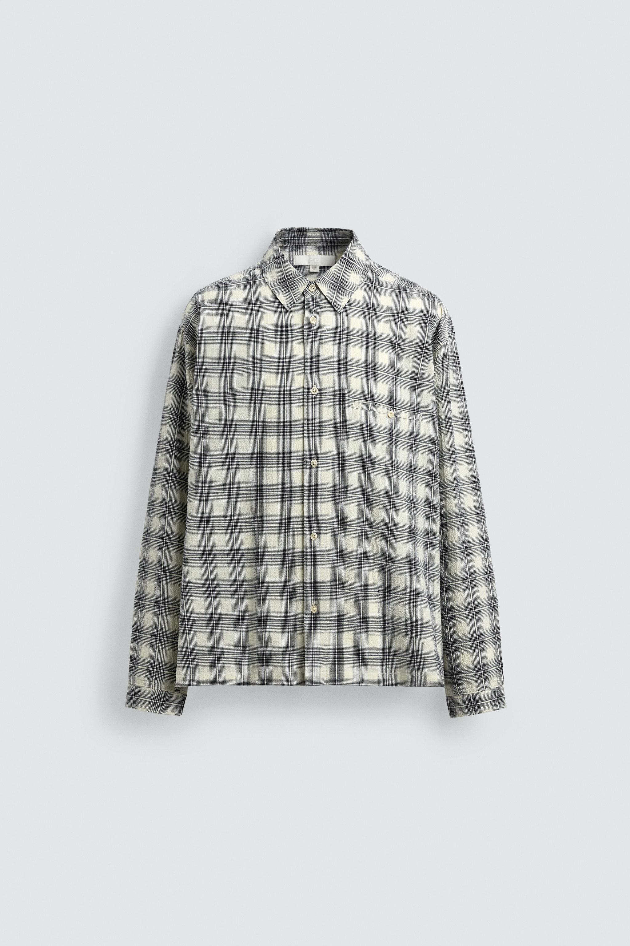CHEMISE BOXY FIT À CARREAUX